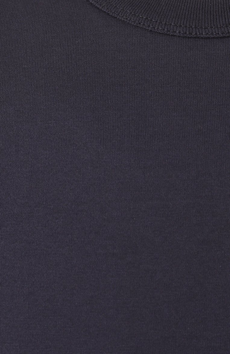 Мужская хлопковая футболка DOLCE & GABBANA темно-синего цвета, арт. G8JX7T/FU7EQ | Фото 6 (Длина (для топов): Стандартные; Материал внешний: Хлопок; Рукава: Короткие; Принт: Без принта; Стили: Кэжуэл; Кросс-КТ: Джерси; Мужское Кросс-КТ: Футболка-одежда; Размерность: Идёт в размер; Автоматизация ТО: Проставлено; Автоматизация состава: Проставлено; Детали: Без декора)