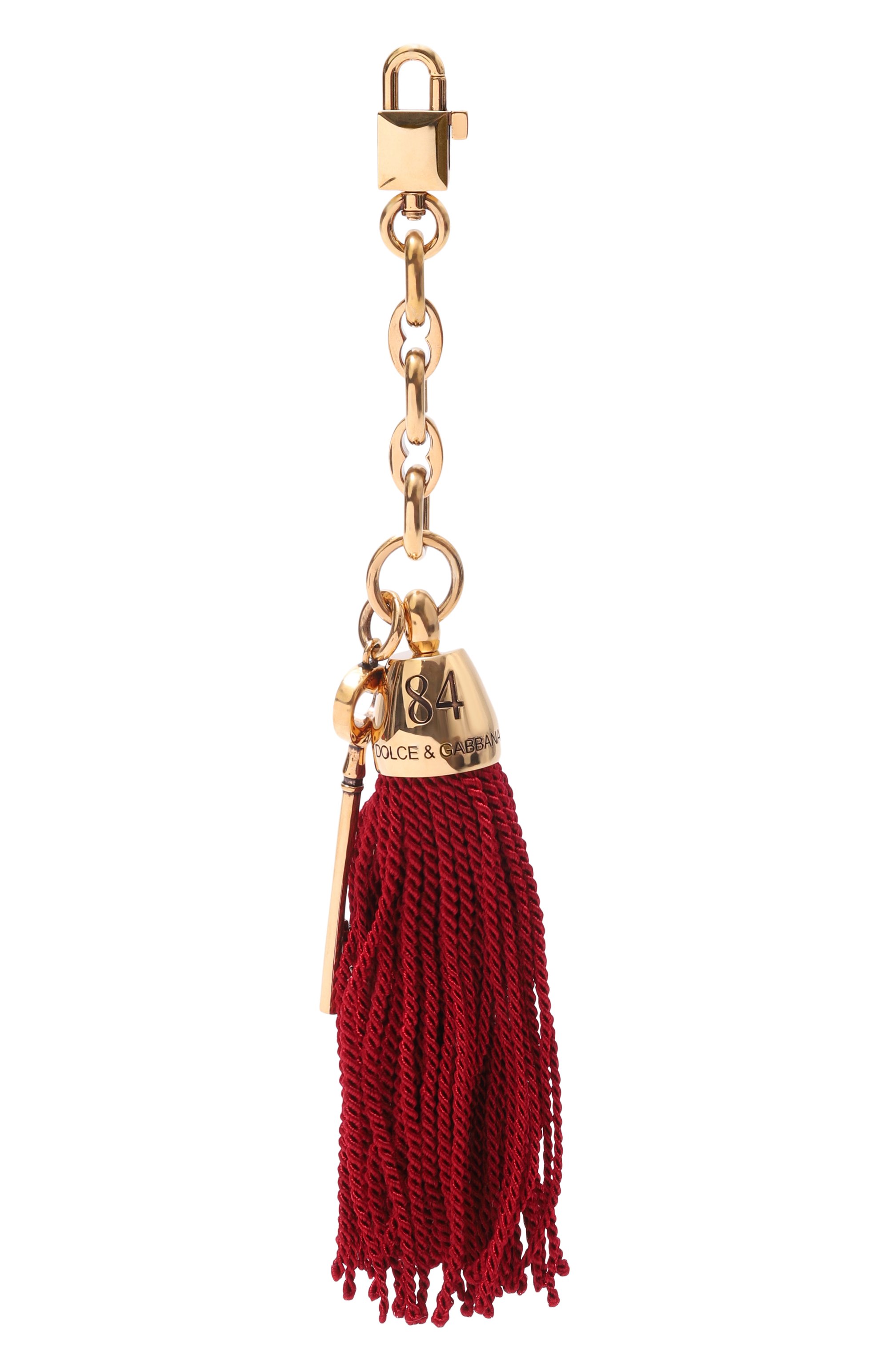 Брелок DOLCE & GABBANA бордового цвета по цене 69950 руб., арт. BI3488/A0505, фото 2 Брелок DOLCE & GABBANA, арт. BI3488/A0505, фото 2