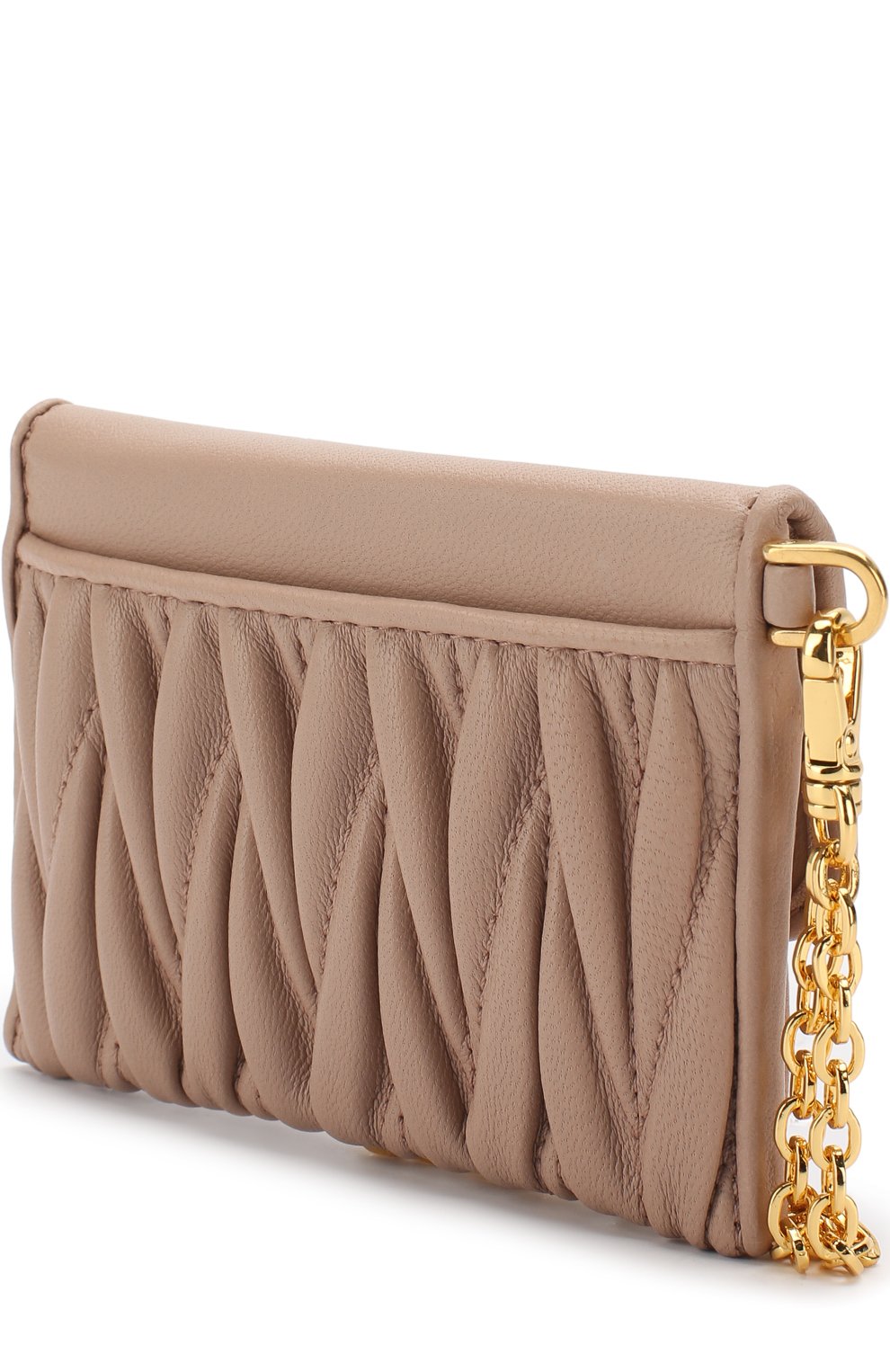 Кожаная визитница на цепочке MIU MIU, арт. 5MC010-N88-F0770, фото 2