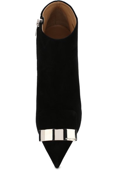 Замшевые ботильоны на шпильке SERGIO ROSSI, арт. A80001-MCAZ01, фото 5