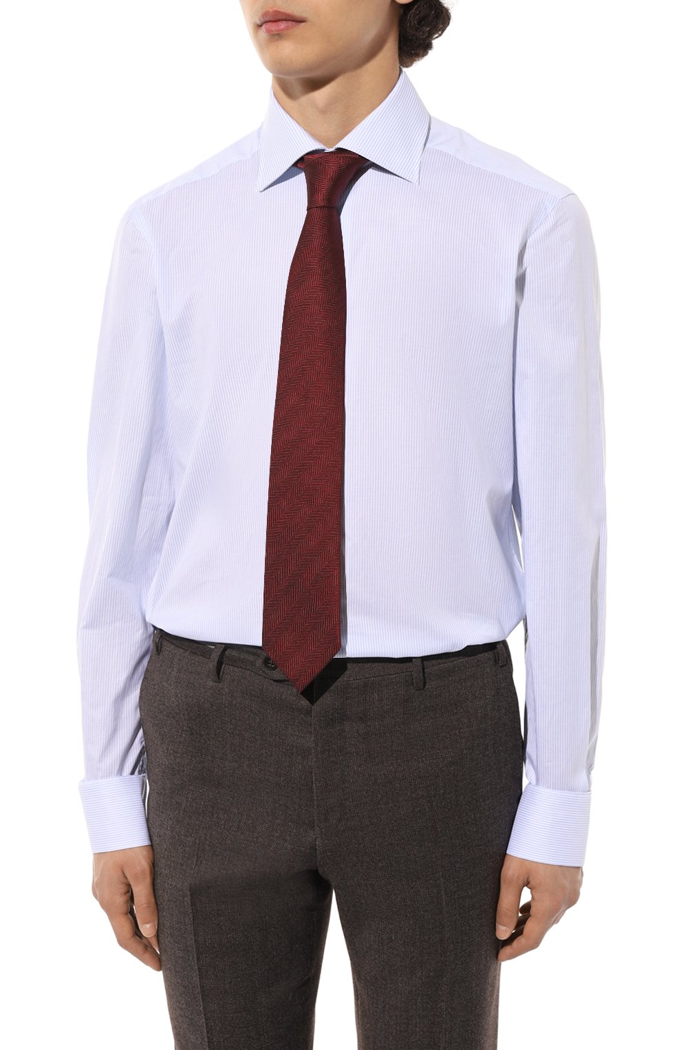 Хлопковая сорочка KITON, арт. UCIH0869013, фото 3