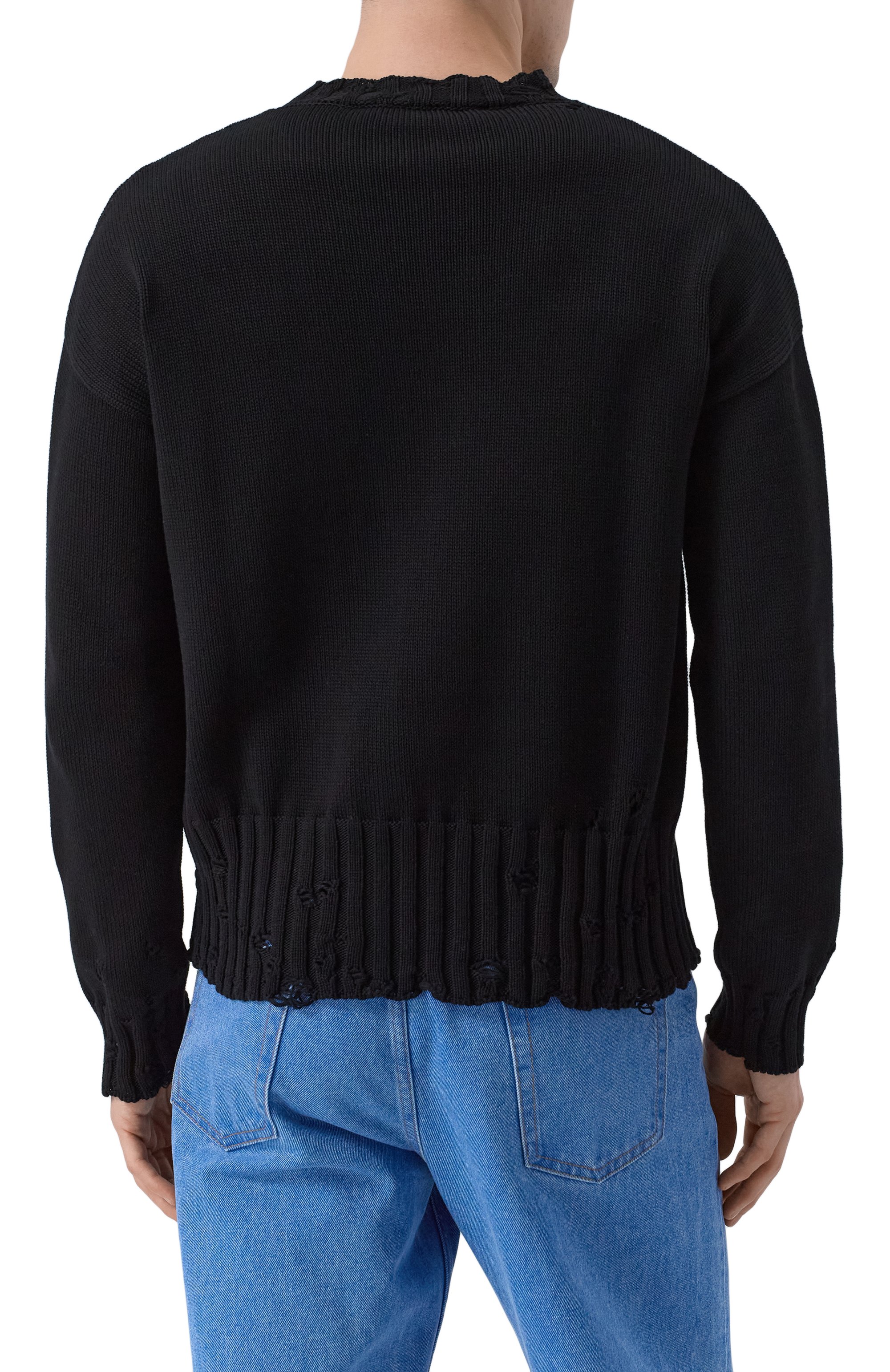 Хлопковый свитер MARNI, арт. GCMG0210A0/UFC652, фото 4