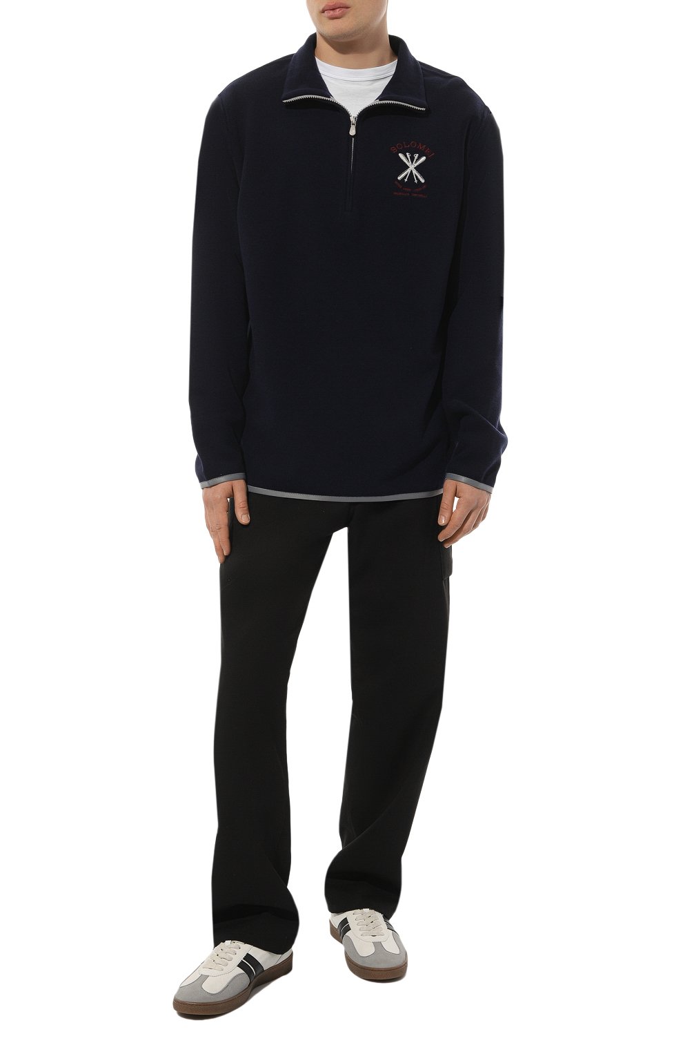 Свитшот из кашемира и хлопка BRUNELLO CUCINELLI, арт. MM818B2230, фото 2