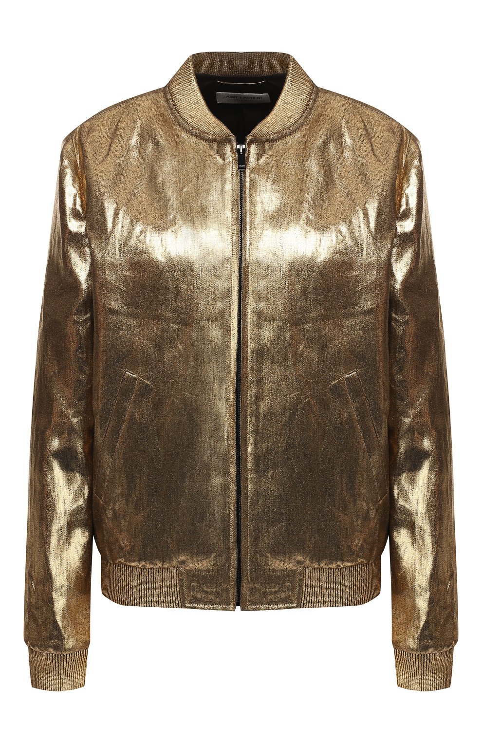 Бомбер из смеси хлопка и льна SAINT LAURENT, арт. 571757/Y645U, фото 1