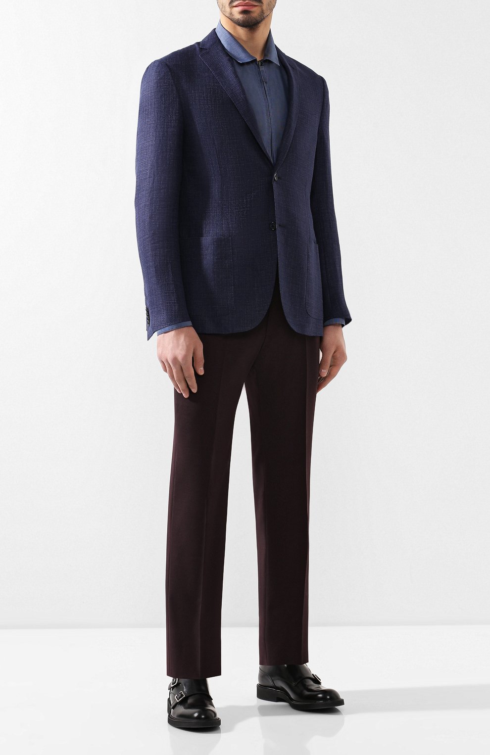 Рубашка из вискозы GIORGIO ARMANI, арт. 8WGCCZ5H/TZ222, фото 2