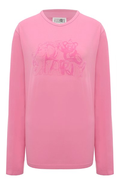 Женская хлопковый лонгслив MM6, арт. SH0GC0024/M20010