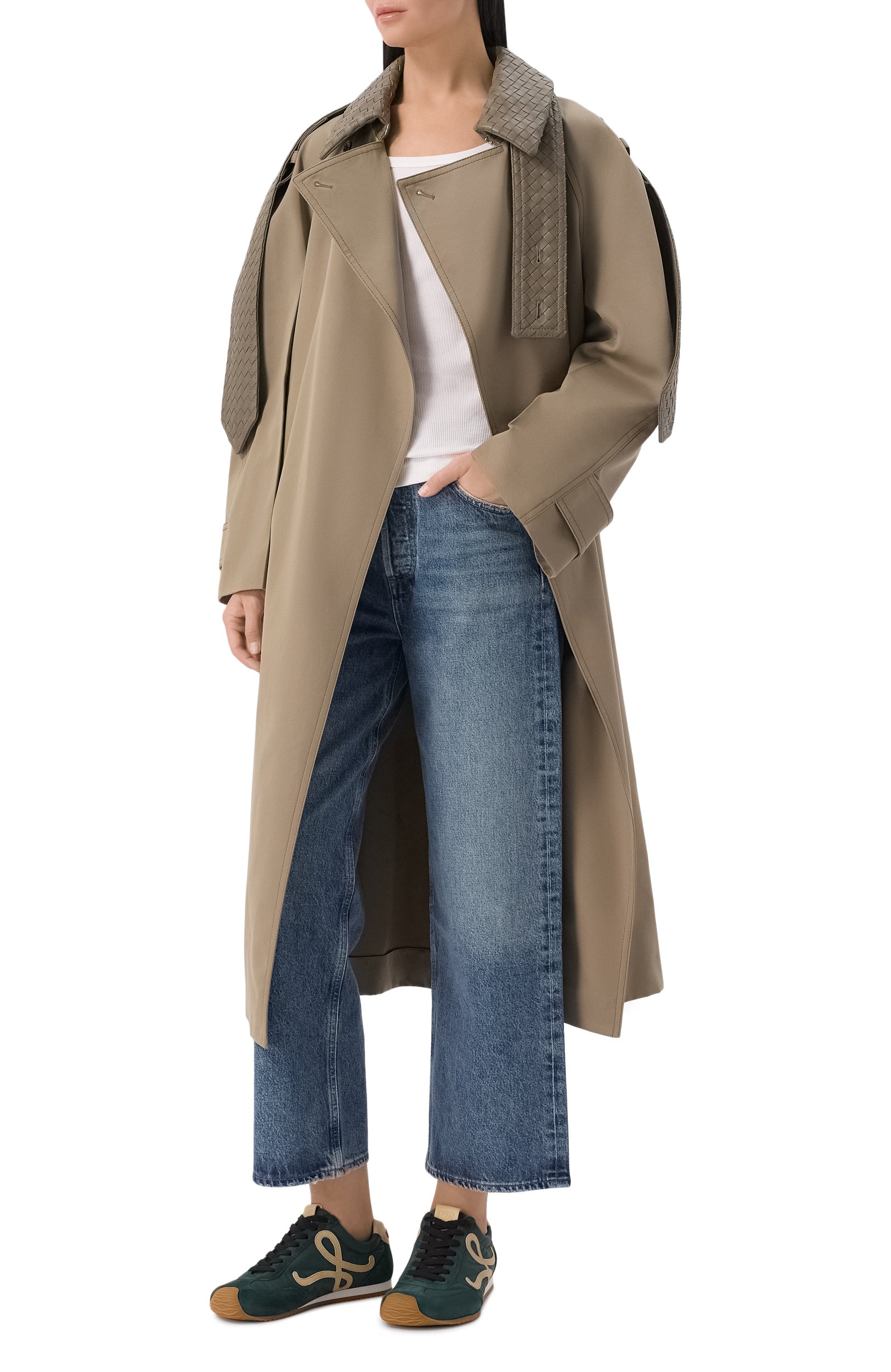 Комбинированные кроссовки LOEWE, арт. LBR2282X36, фото 3