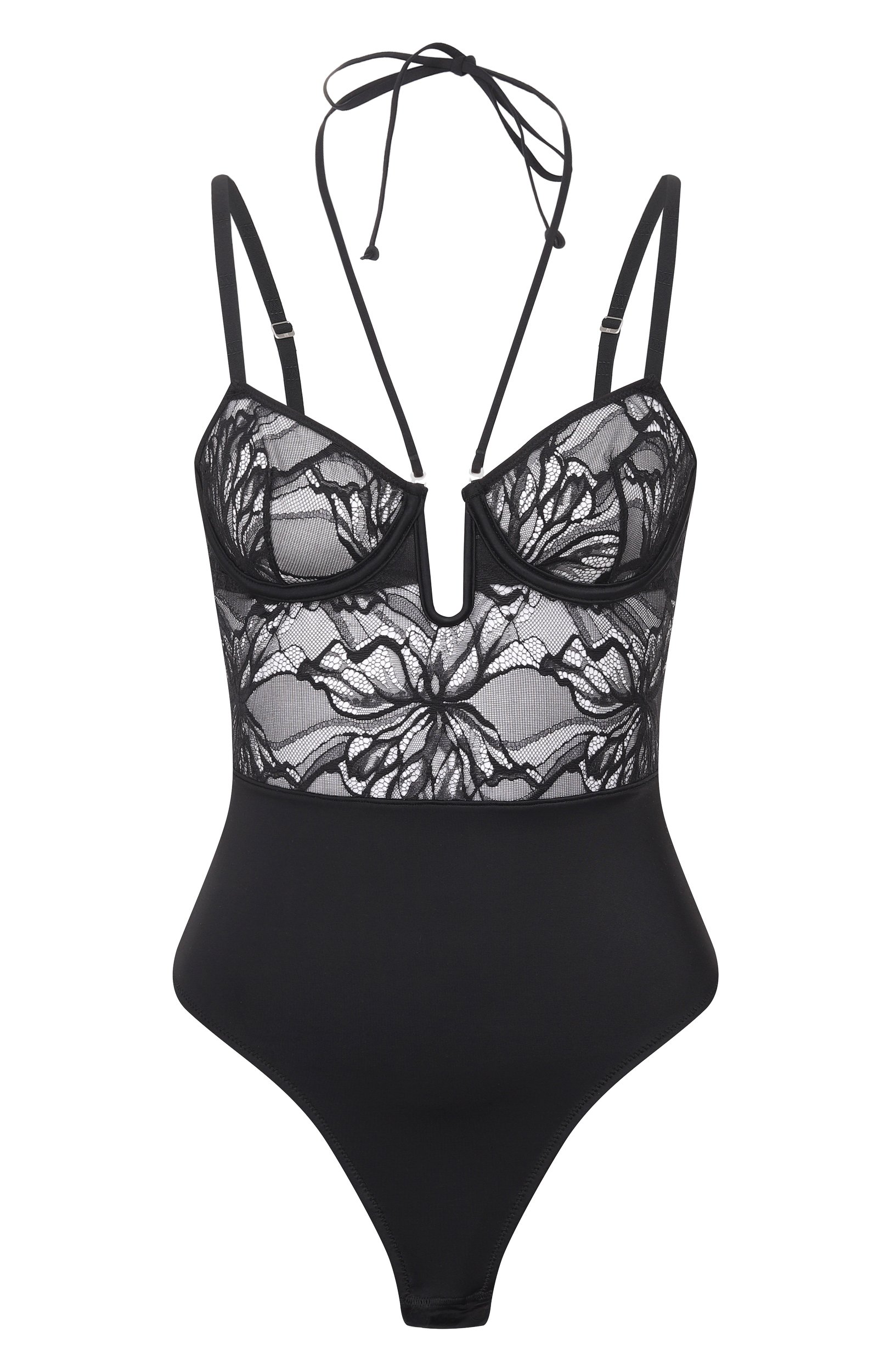 Боди WOLFORD черного цвета по цене 35800 руб., арт. 4W3240, фото 1 Боди WOLFORD, арт. 4W3240, фото 1