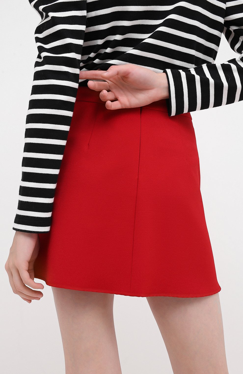 Юбка REDVALENTINO красного цвета по цене 34450 руб., арт. UR3RAE25/0VM, фото 4 Юбка REDVALENTINO, арт. UR3RAE25/0VM, фото 4