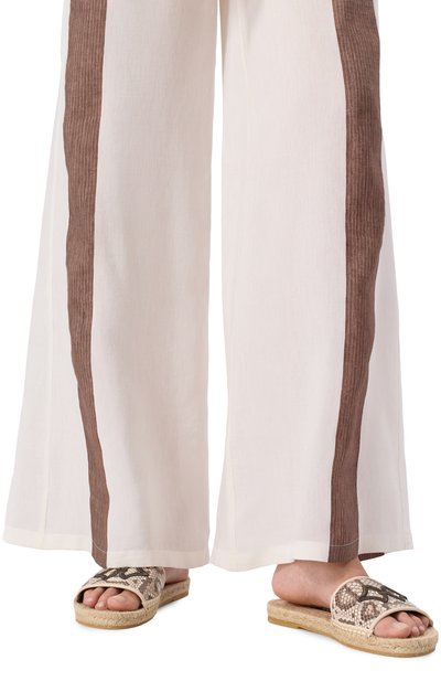 Кожаные шлепанцы sr sea scale embroidery SERGIO ROSSI, арт. B12770/MFI311, фото 3