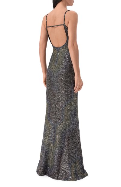 Платье с отделкой пайетками MISSONI, арт. DS26WG0T/BC006G, фото 3
