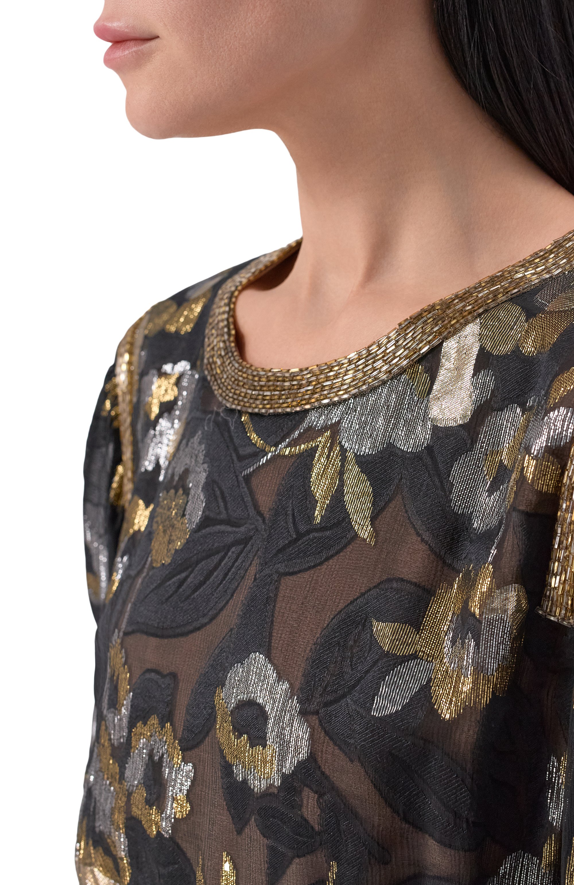 Шелковое платье VALENTINO, арт. 8B3VAJC0/A1B, фото 4