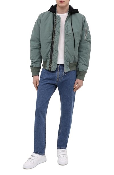 Хлопковый бомбер OFF-WHITE, арт. 0MEH028R21FAB001, фото 2