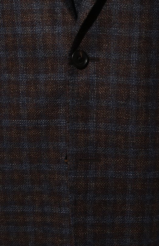 Шерстяной пиджак Corneliani 946008-9416317 Коричневый  946008-9416317 Фото 7