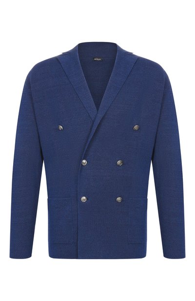Мужской пиджак изо льна и хлопка KITON, арт. UMK0911_001