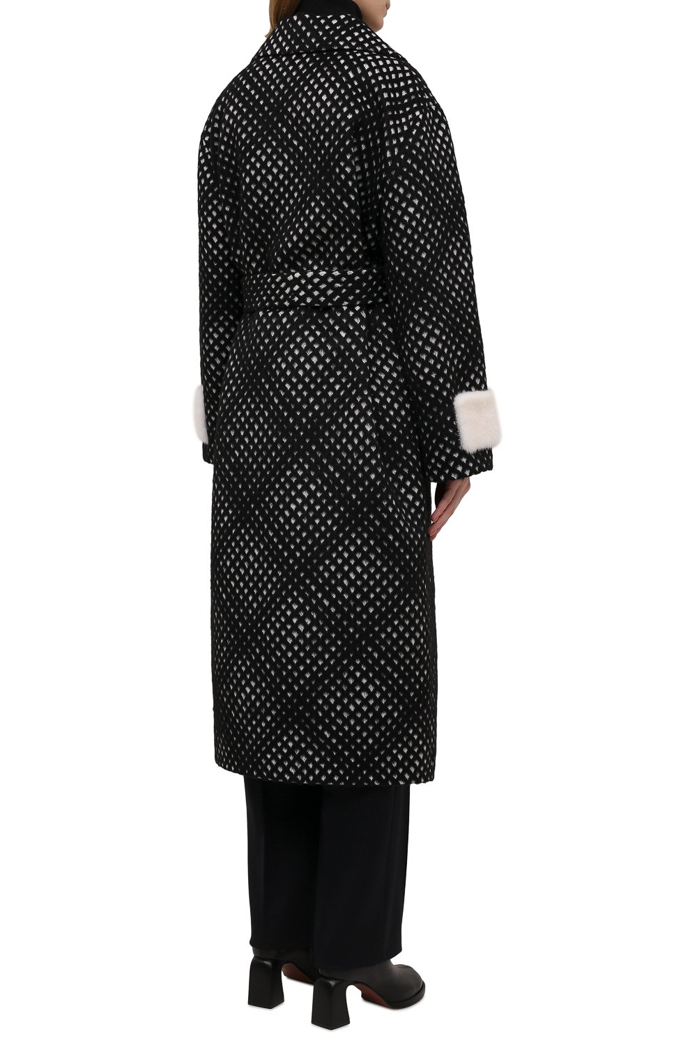 Пальто из шерсти и кашемира SEVEN LAB, арт. CABM blwh, фото 4