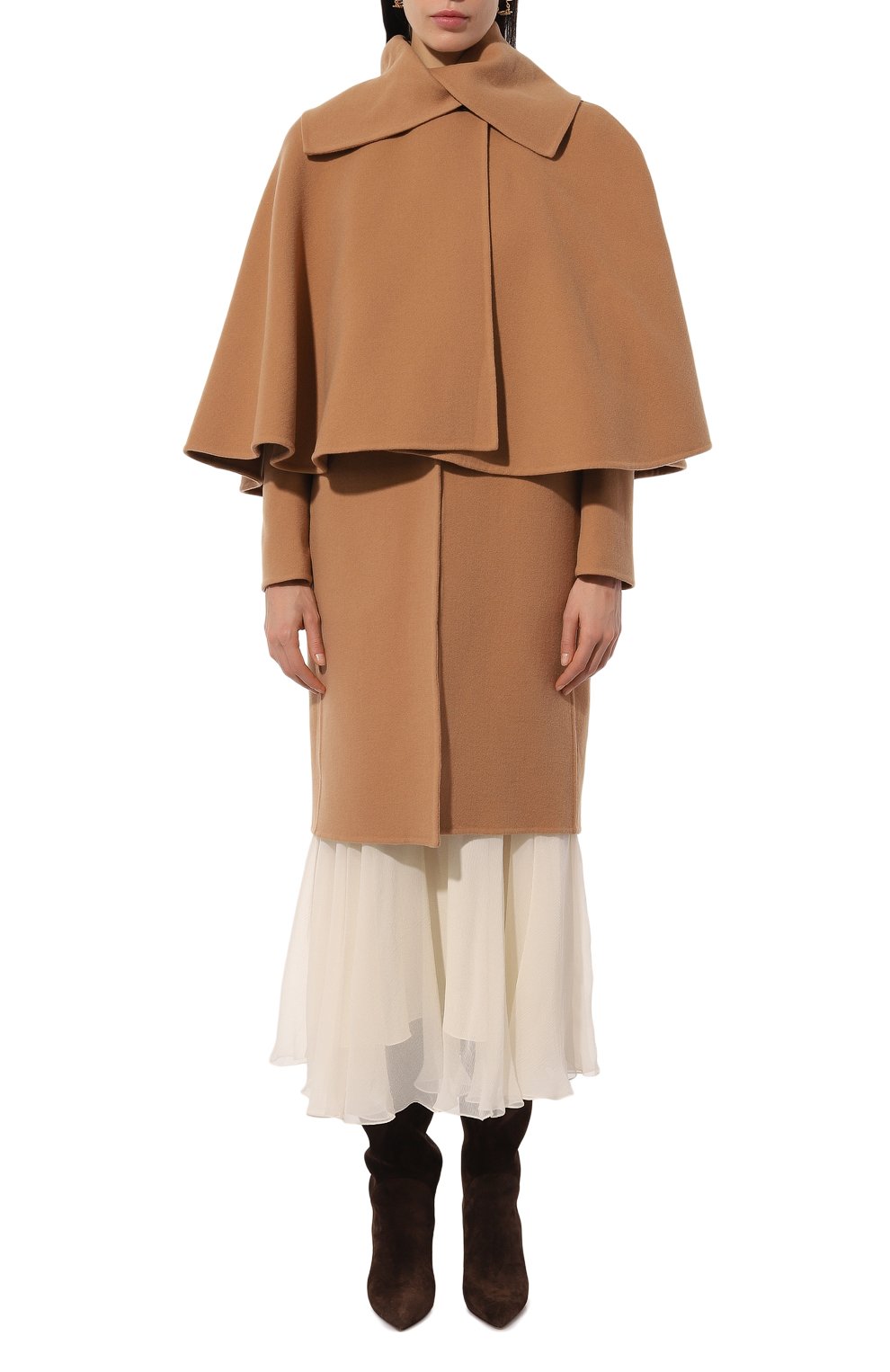 Шерстяное пальто CHLOÉ, арт. CHC24AMA10071, фото 3