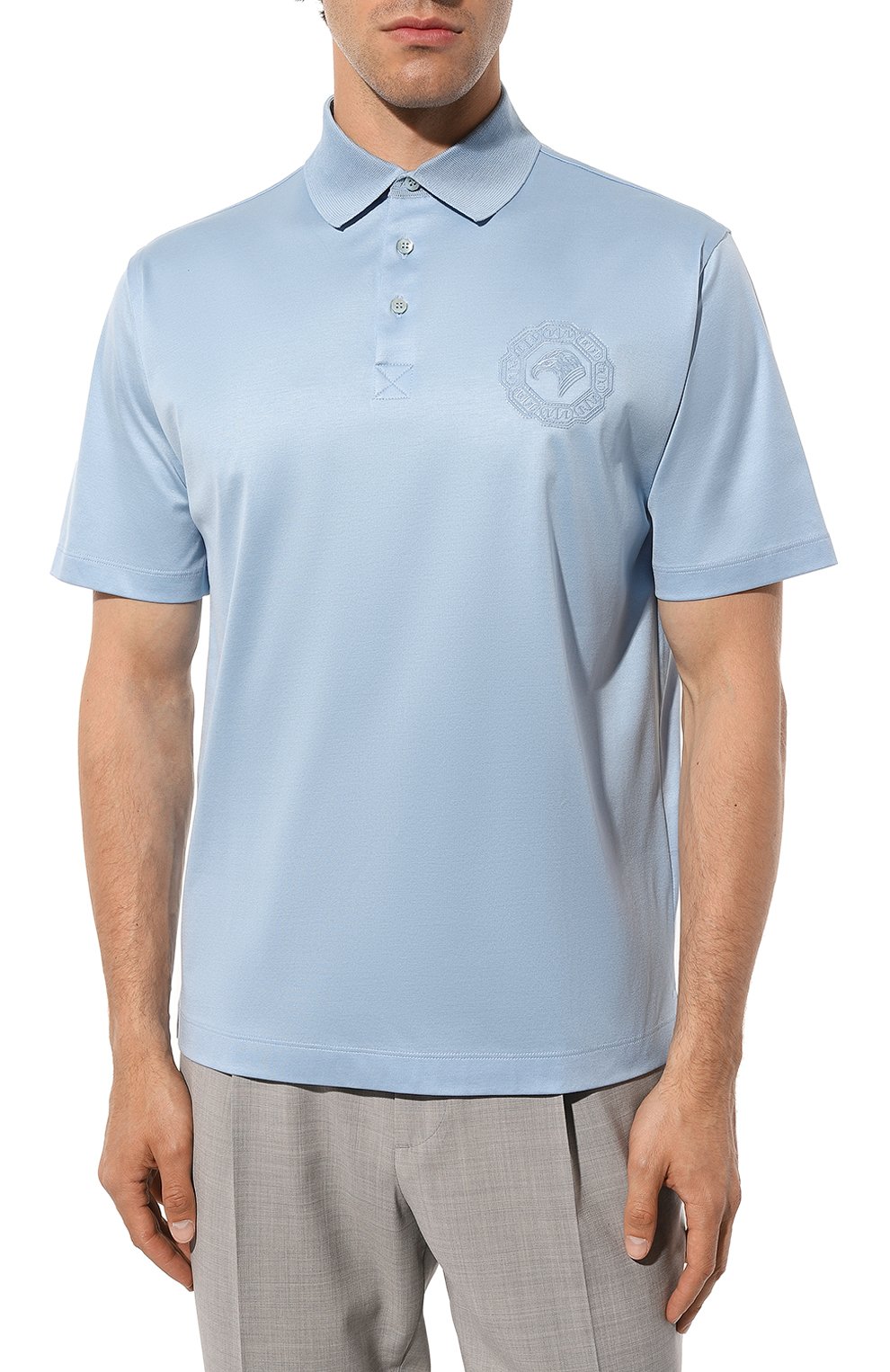 Хлопковое поло STEFANO RICCI, арт. K111025P13/T23260, фото 3