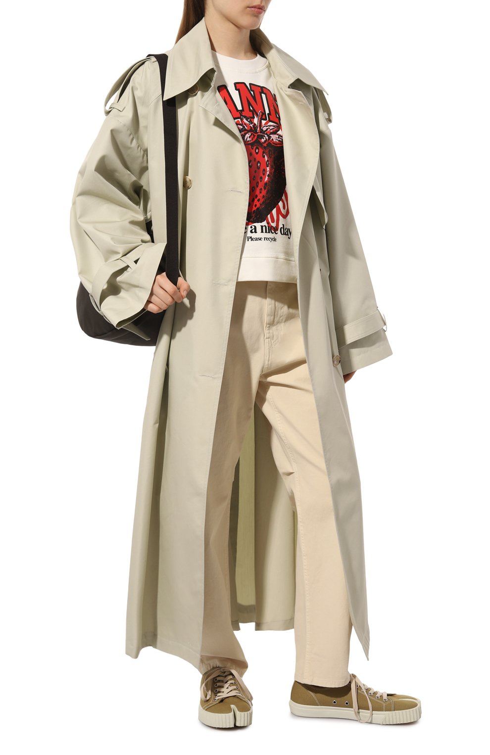 Хлопковый свитшот GANNI, арт. T3764, фото 2