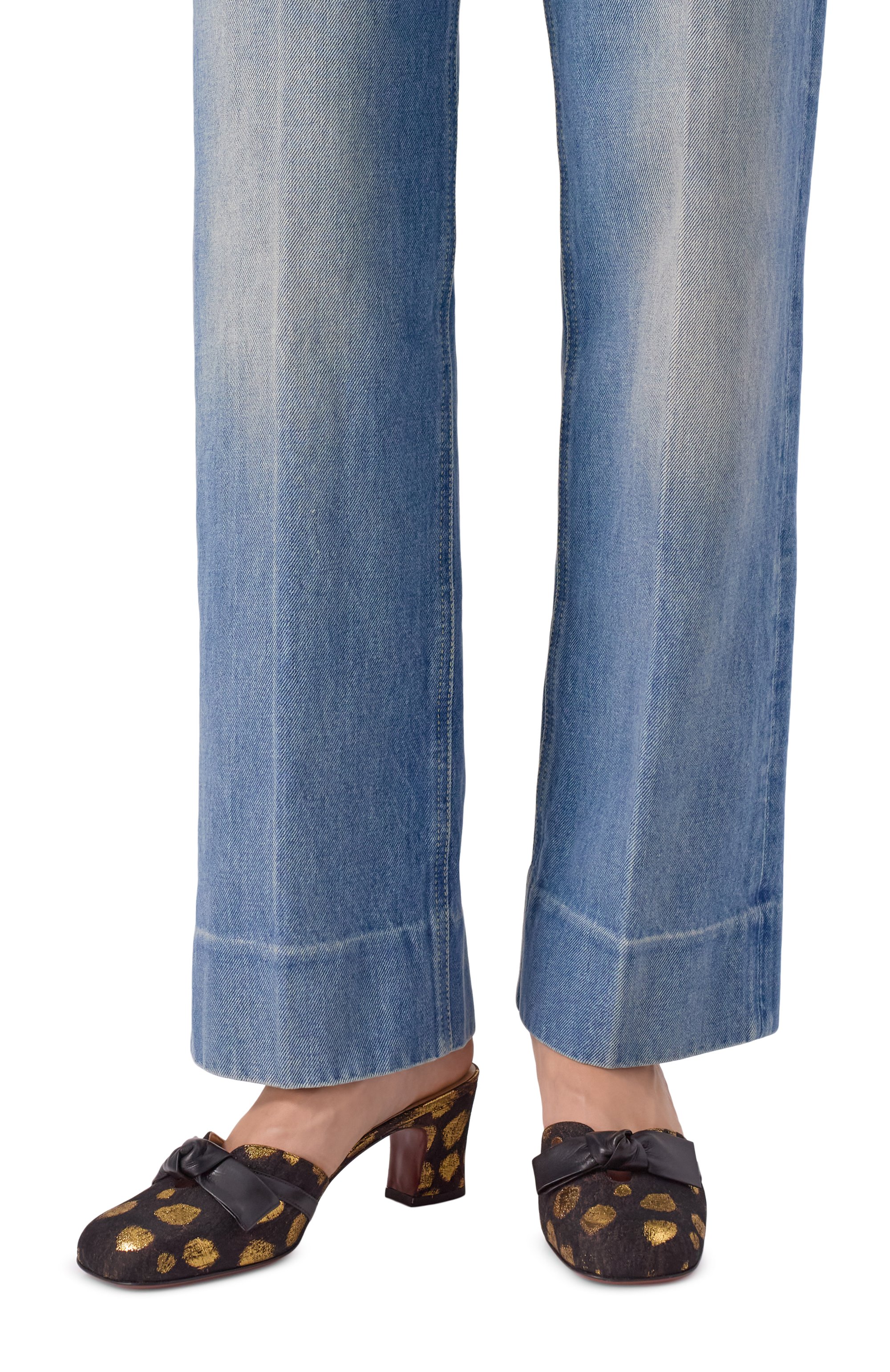 Текстильные мюли knotty 60 VALENTINO, арт. 7W2S0MJ4/IKT, фото 2