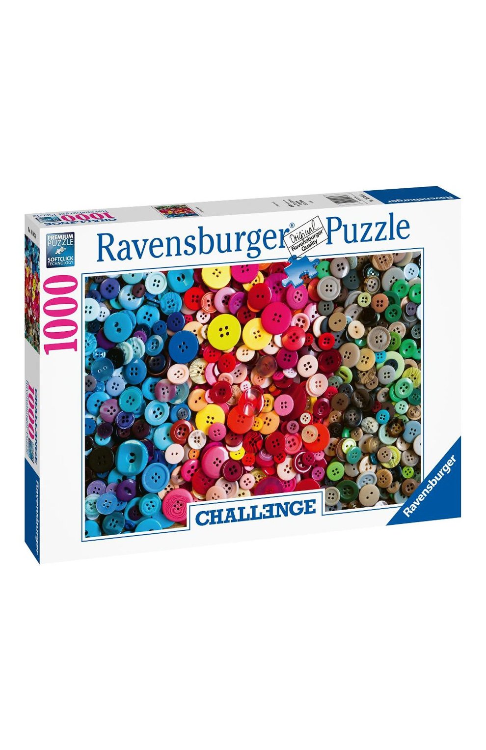 Пазл вызов пуговицы 1000 деталей RAVENSBURGER, арт. 16563, фото 2
