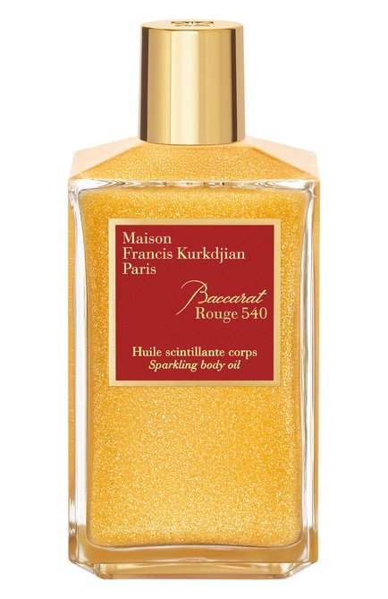 Женского мерцающее масло для тела baccarat rouge 540 (200ml) MAISON FRANCIS KURKDJIAN, арт. RA971261