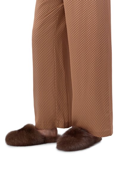 Домашние туфли из соболя BLACK SABLE, арт. BS-24M/G, фото 2