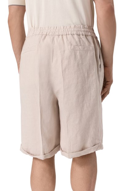 Льняные шорты BRUNELLO CUCINELLI, арт. M243DU0020, фото 4