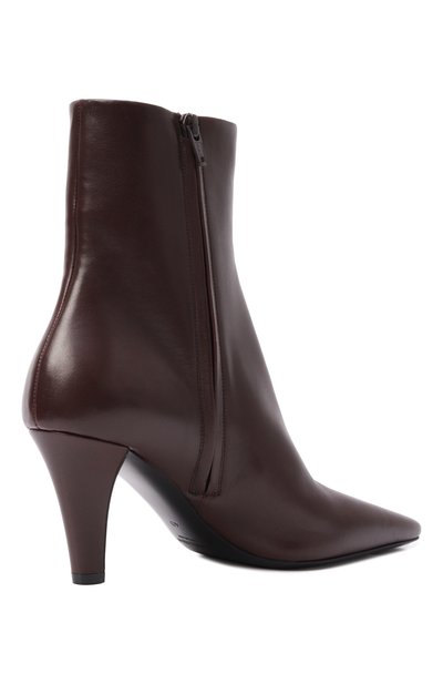 Кожаные ботильоны jill SAINT LAURENT коричневого цвета по цене 227500 руб., арт. 806671/AADGZ, фото 5 Кожаные ботильоны jill SAINT LAURENT, арт. 806671/AADGZ, фото 5