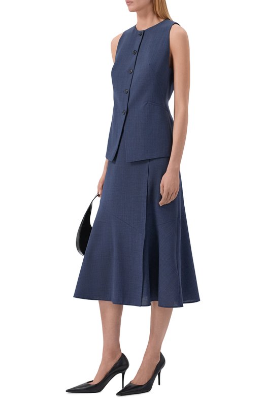 Шерстяной жилет BOSS 50554964 Синий  50554964 Фото 2