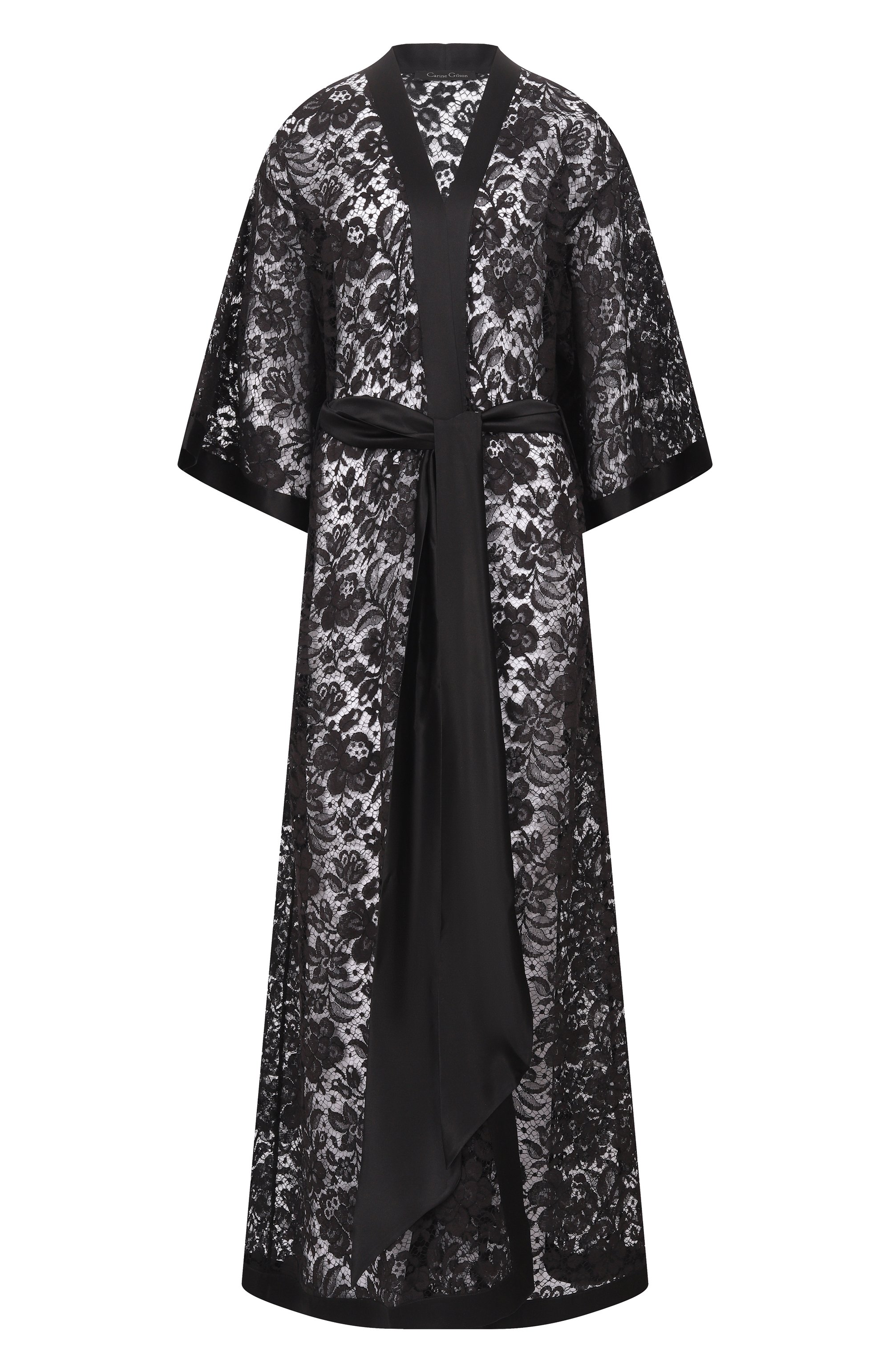 Шелковый халат CARINE GILSON, арт. SO0168BE, фото 1