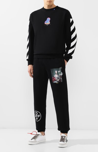 Хлопковый свитшот OFF-WHITE, арт. 0MBA025E19E300061088, фото 2