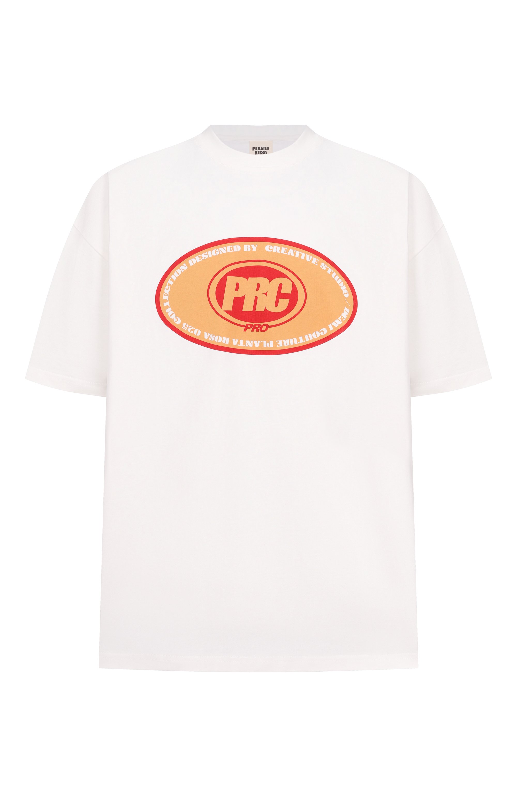 Хлопковая футболка PLANTA ROSA, арт. PR/T01/REDANDORANGE/250VELVET, фото 1
