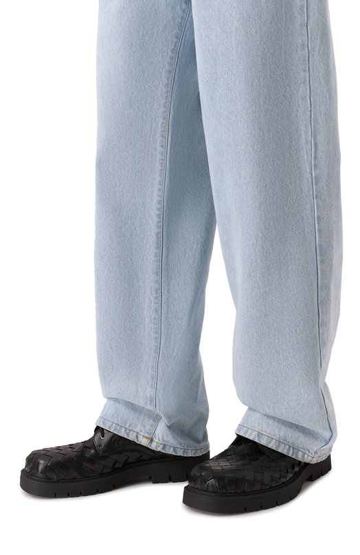 Кожаные ботинки Haddock Bottega Veneta 837876/V2WTA Чёрный  837876/V2WTA Фото 3