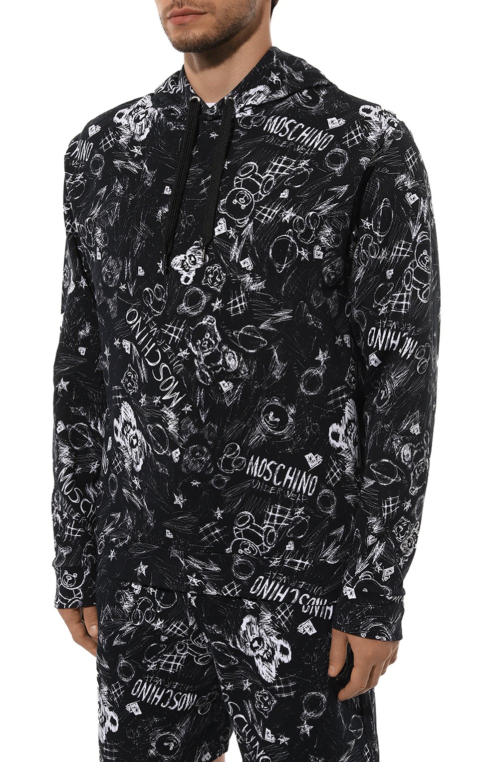 Хлопковое худи MOSCHINO, арт. A1711/4413, фото 3