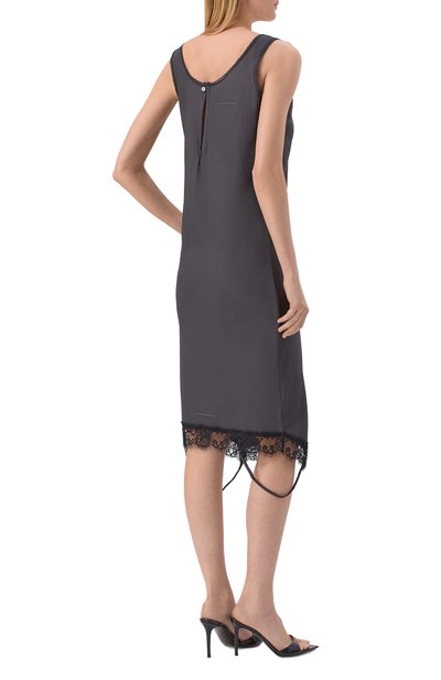 Платье из вискозы и хлопка MM6, арт. S52DD0075/M35731, фото 4