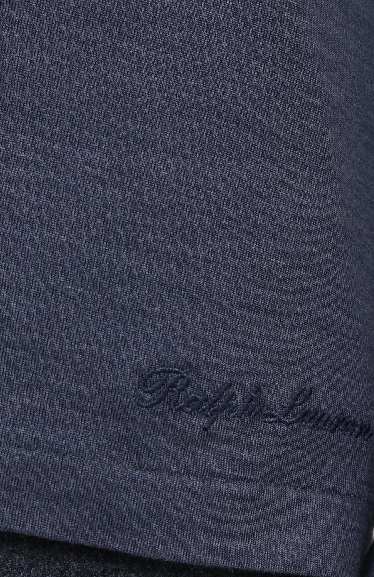 фото Лонгслив из шелка и хлопка ralph lauren