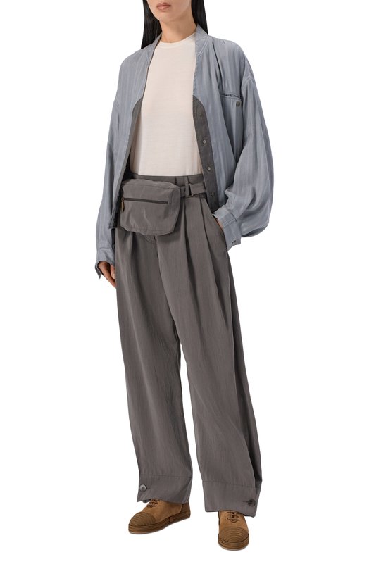 Замшевые кеды Giorgio Armani GW002693/AF23042 Коричневый  GW002693/AF23042 Фото 3