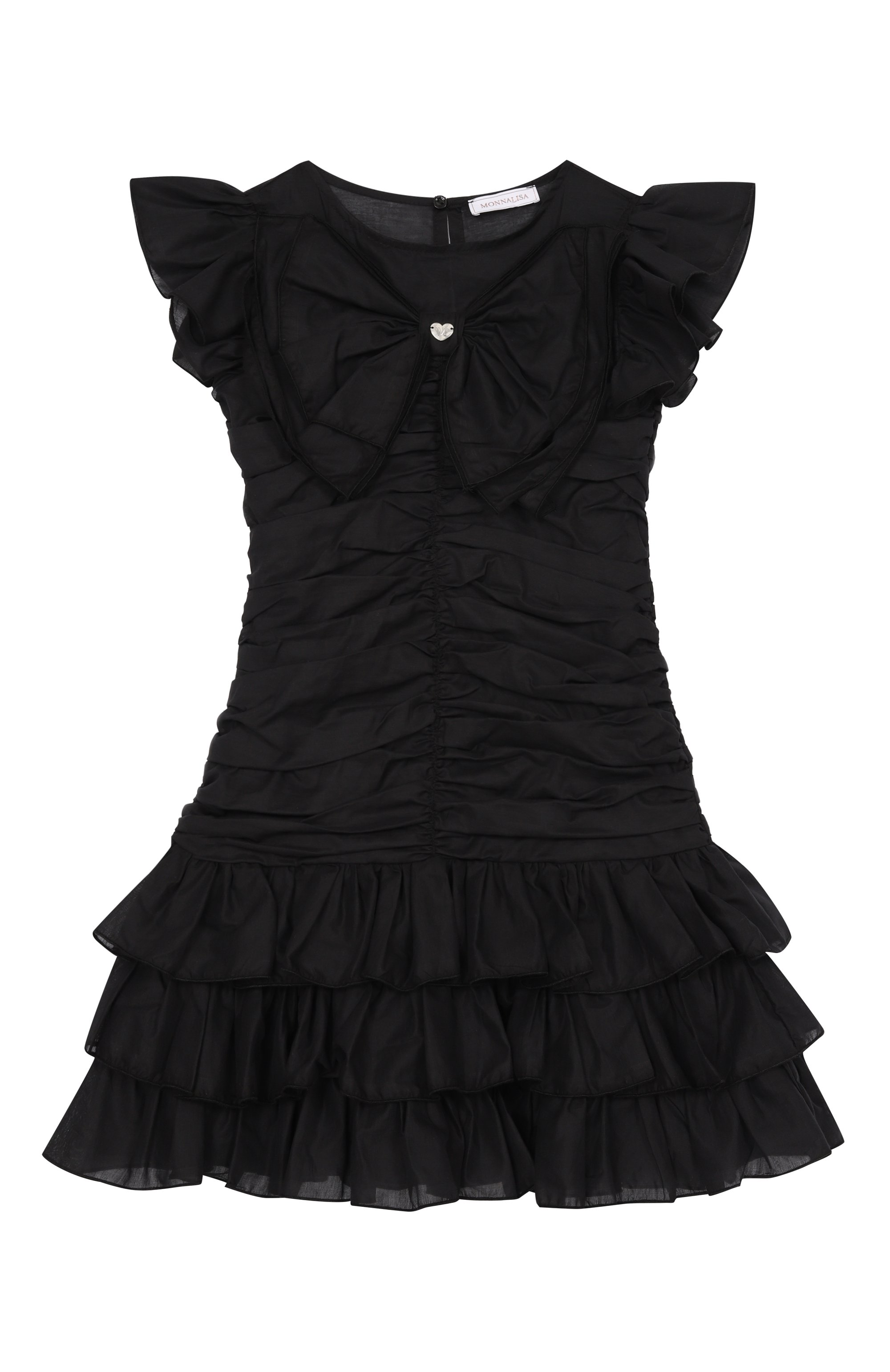 Хлопковое платье MONNALISA, арт. 17G906, фото 1