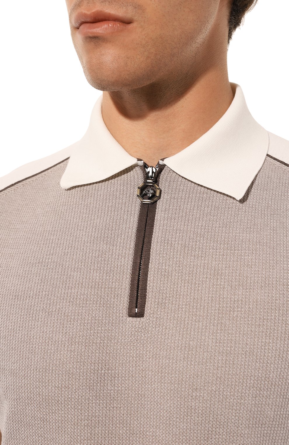 Поло из шелка и хлопка STEFANO RICCI, арт. K616320P31/F23131, фото 5