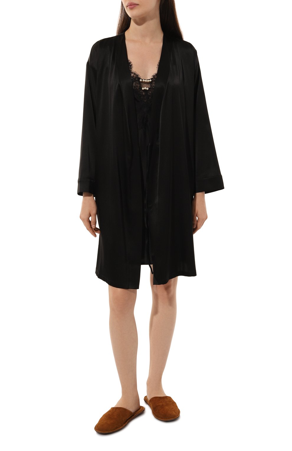 Шелковый халат I.D. SARRIERI, арт. J4066, фото 2