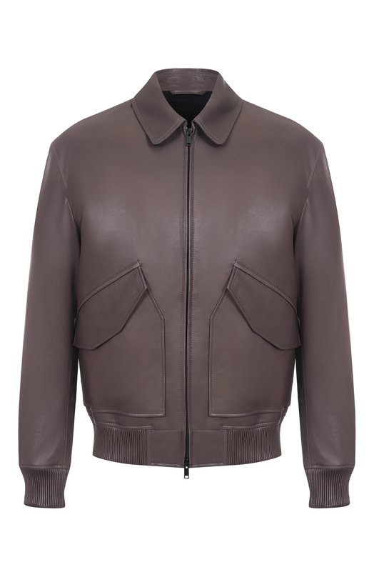 Кожаный бомбер MVST 54205/48-56 Коричневый 54205/48-56