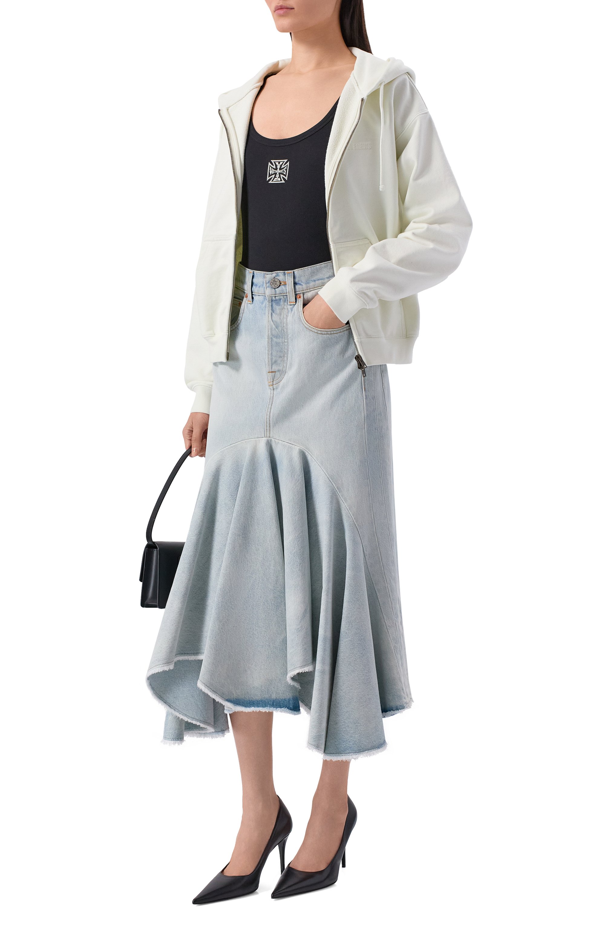 Хлопковое боди VETEMENTS, арт. WE76BD536B/1202 RIB, фото 2