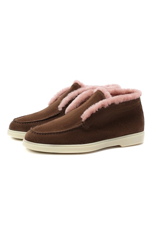 

Замшевые ботинки Santoni, Коричневый