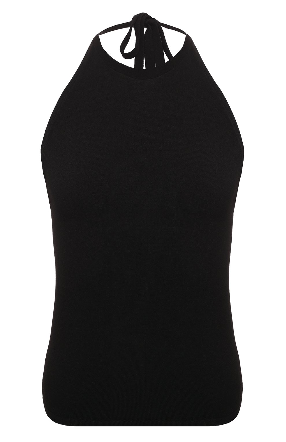 Топ из вискозы SASHAVERSE черного цвета по цене 26730 руб., арт. KNTP015/Angie/900/SS24, фото 1 Топ из вискозы SASHAVERSE, арт. KNTP015/Angie/900/SS24, фото 1