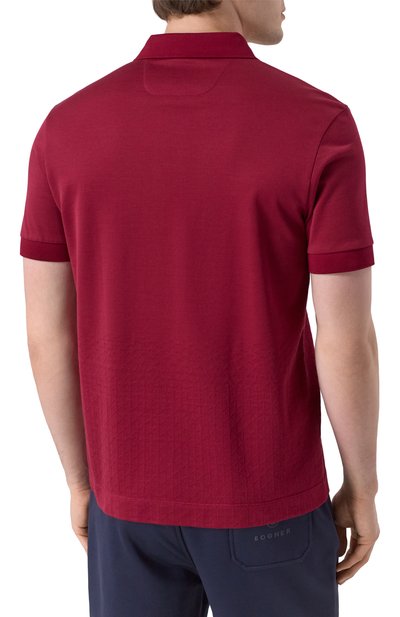 Поло из хлопка и шелка boss x aston martin BOSS CAMEL, арт. 50537882, фото 4