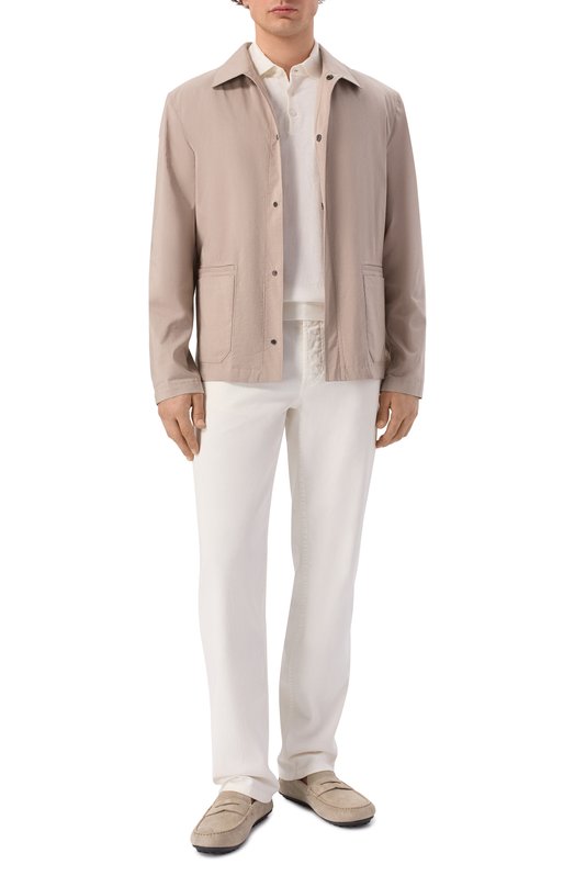 Замшевые мокасины City Gommino Tod’s XXM76L0JM30RE0 Бежевый  XXM76L0JM30RE0 Фото 2