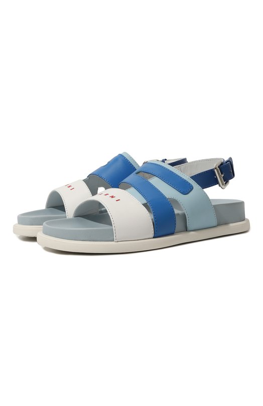 

Кожаные сандалии Marni, Голубой