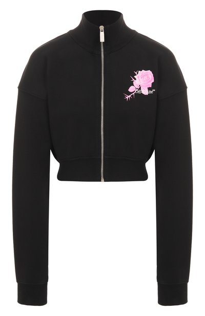 Женский хлопковая толстовка OFF-WHITE, арт. 0WBE006S25FLE001