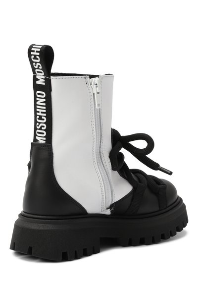 Кожаные ботинки MOSCHINO, арт. 81953/VAR3/28-35, фото 3